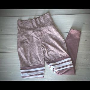 Small mauve bombshell leggings